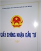 01 - Giấy chứng nhận đầu tư